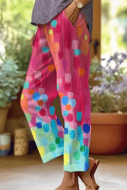 Floral Patchwork Loose Mid Waist Straight Full Print Badeanzüge (6 Farben)