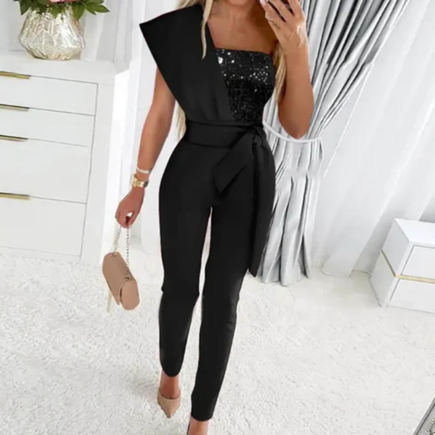 Florence - Jumpsuit mit Pailletten