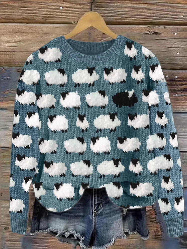Bequemer Damen-Strickpullover