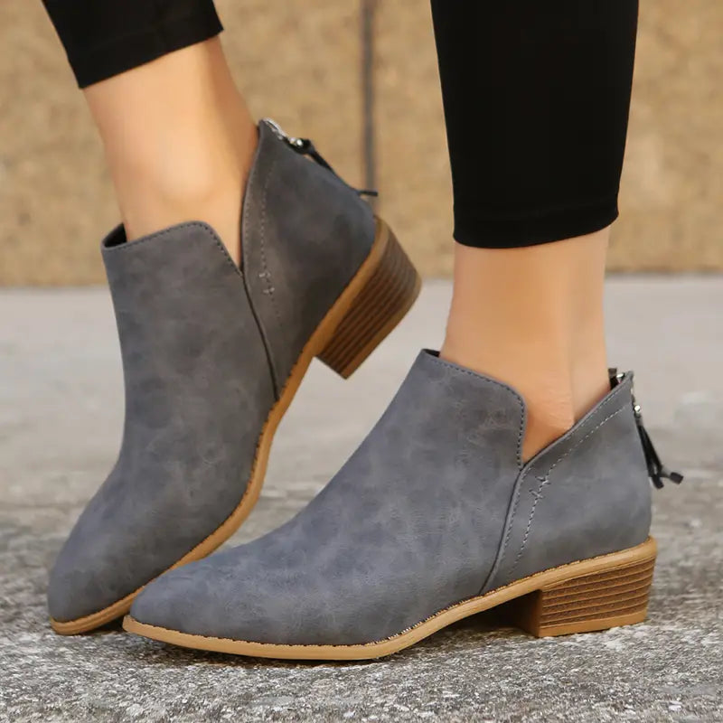Cowboystiefel mit niedrigem Absatz - Abbey