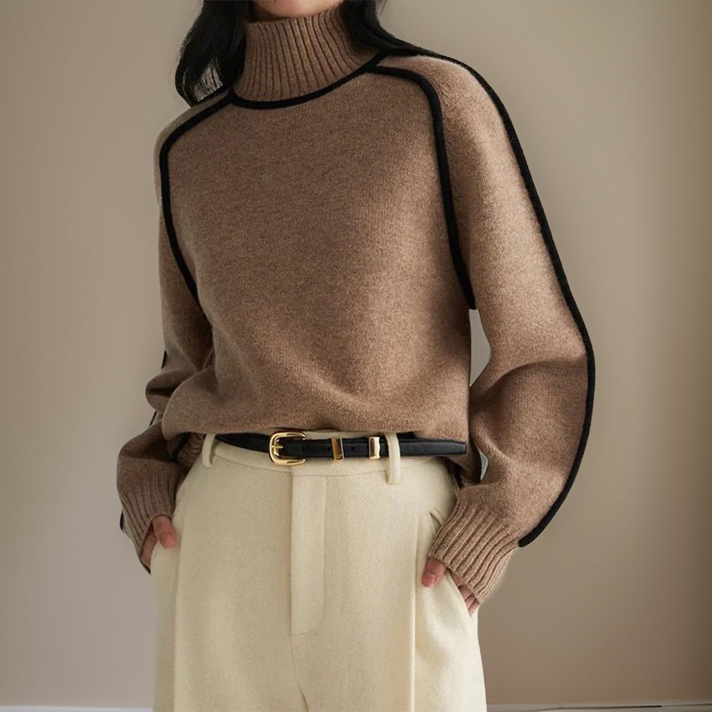 Anny Rollkragenpullover braun