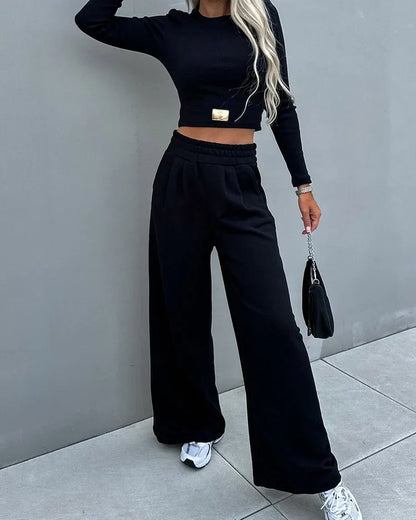 Thessaly - Bequeme Hose mit weitem Bein für Frauen