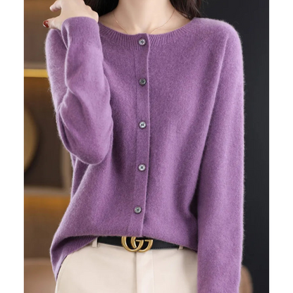 Fay | Elegante und bequeme Damenstrickjacke aus Merinowolle