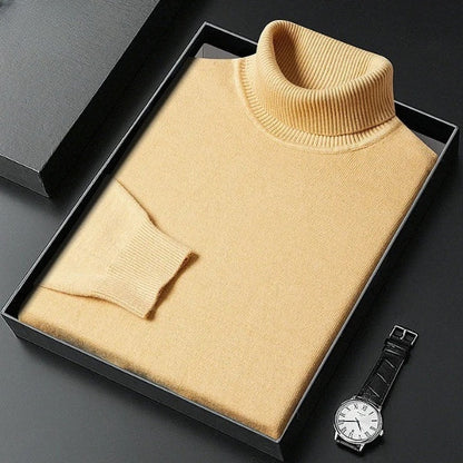Modischer Rollkragenpullover mit enger Passform für kaltes Wetter