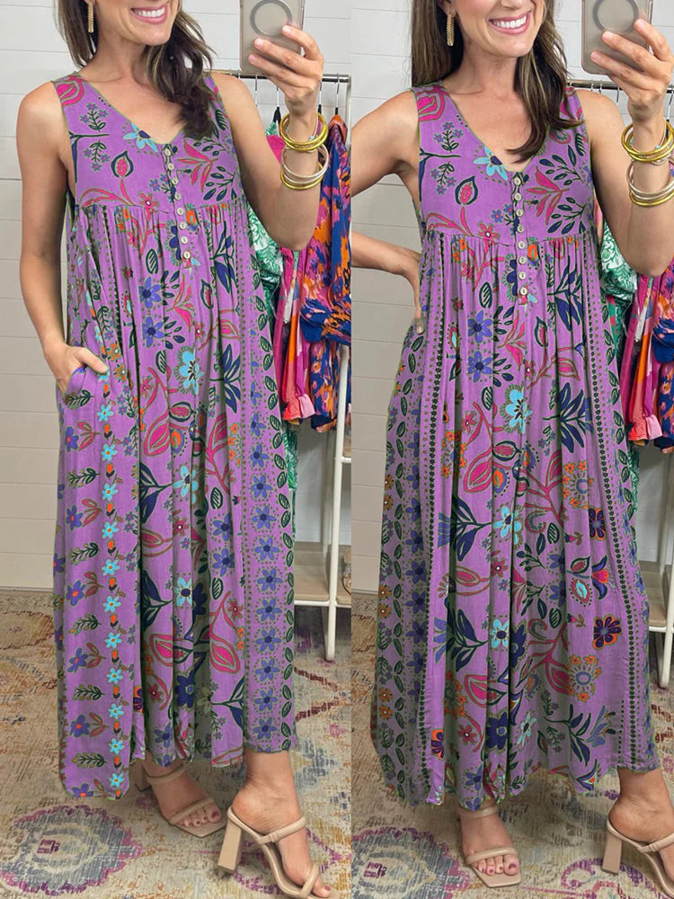 Camille - Jumpsuit mit Blumenmuster