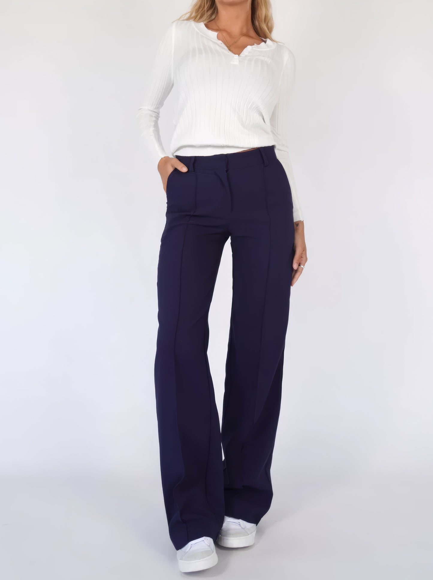 Lässige Bundfaltenhose für Damen