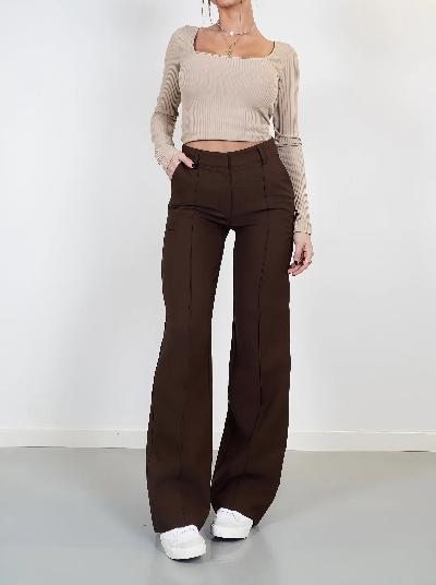 Lässige Bundfaltenhose für Damen