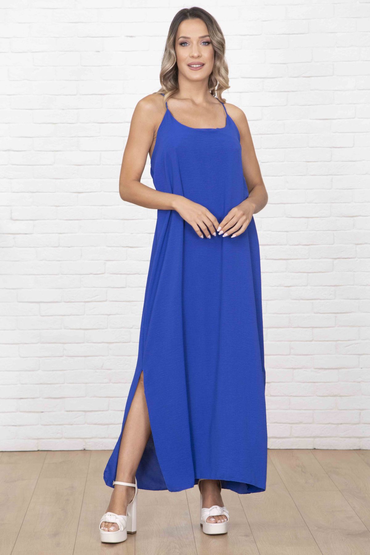 Lewi | Ärmelloses Maxikleid
