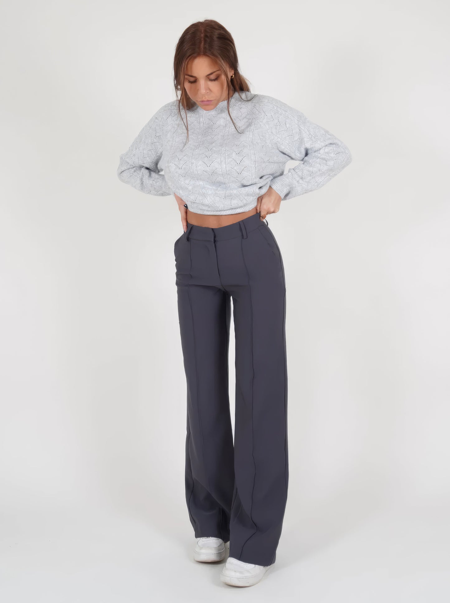 Lässige Bundfaltenhose für Damen