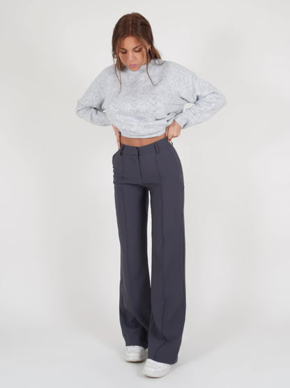 Lässige Bundfaltenhose für Damen