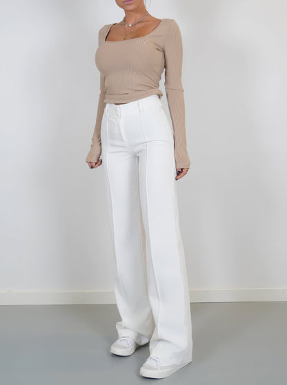 Lässige Bundfaltenhose für Damen