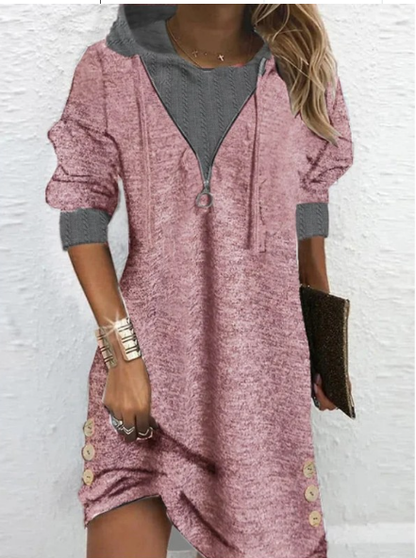Silva - Kleid mit Kapuze