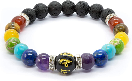 Naturkristall Heilung Chakra-Armband | Ein symbolisches Armband