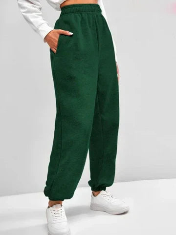Bequeme Jogginghose mit hohem Bund