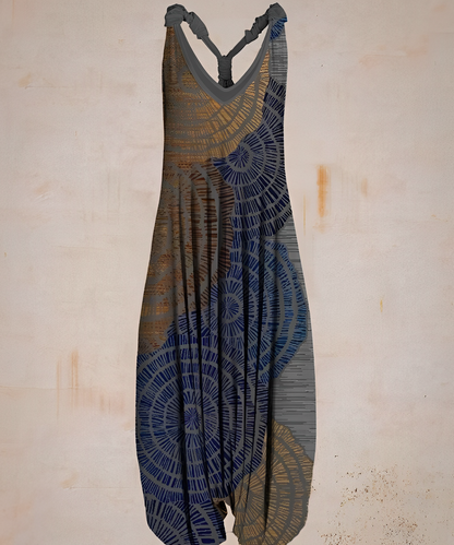 Lässiger Jumpsuit im Bohemian-Stil