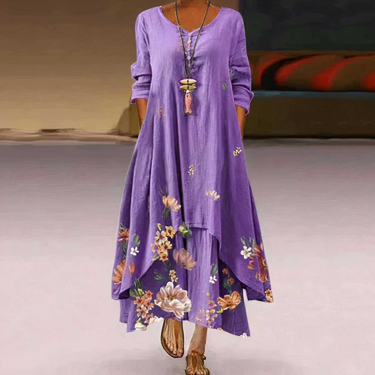 Eloria – Elegantes Baumwollkleid