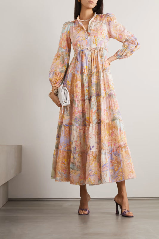 Charmantes geblümtes Kleid