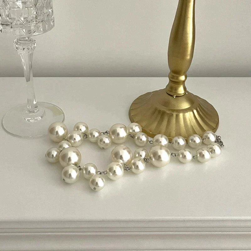 Überdimensionale Perlenkette | Auffälliges Design