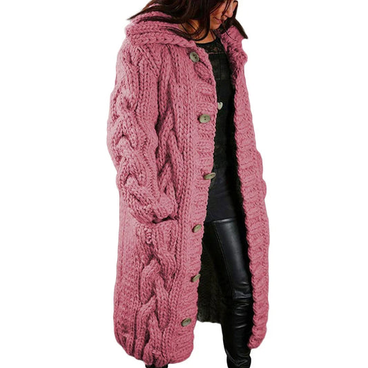 Lange Strickjacke