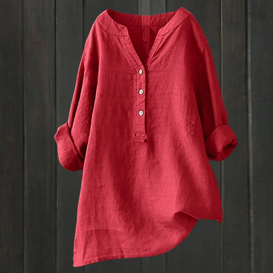 Astrapis™ | Knöpfbare Bluse Elegant und Vielseitig