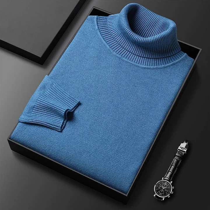 Modischer Rollkragenpullover mit enger Passform für kaltes Wetter