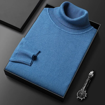 Modischer Rollkragenpullover mit enger Passform für kaltes Wetter