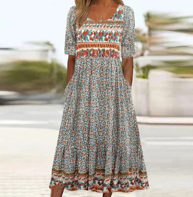 Milanie - Bohème-Kleid