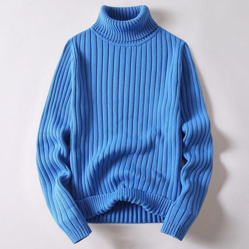 Vincenzo- Rollkragenpullover aus Merinowolle Ace