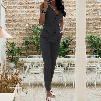 Glamouröses Set aus Strickjacke und Hose für Frauen