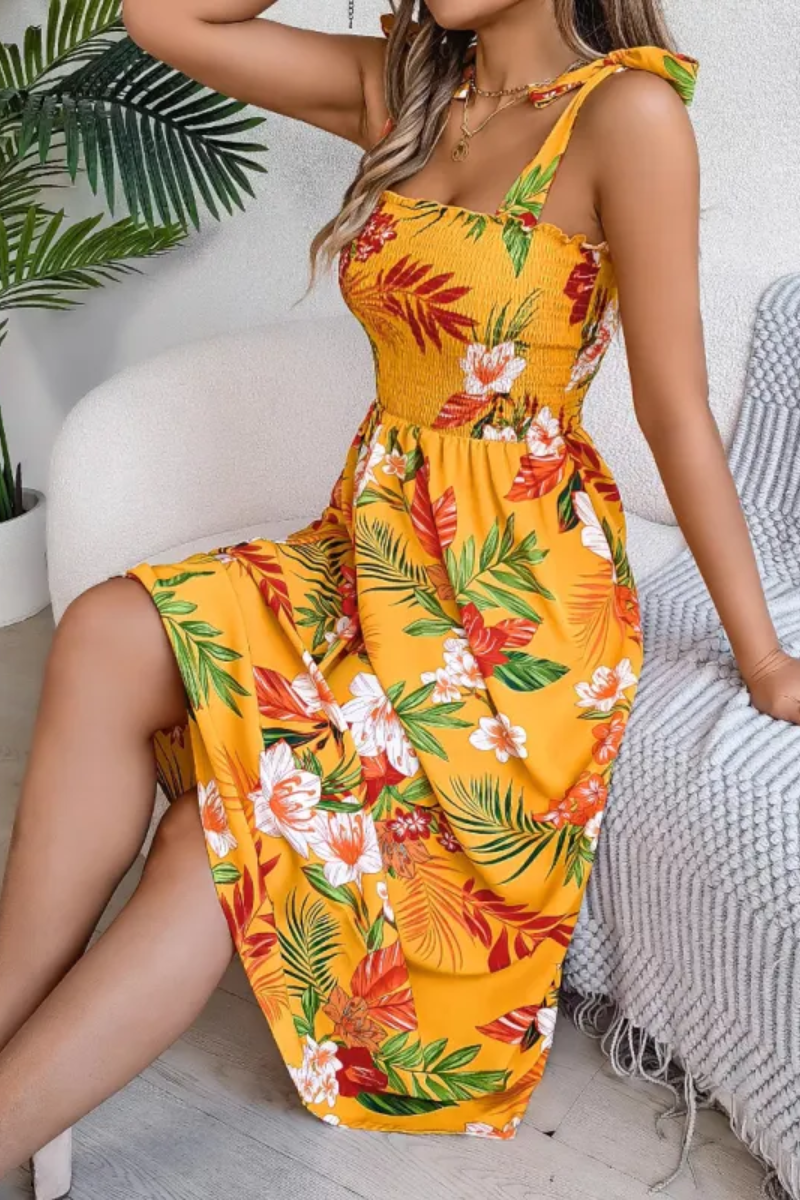 Isabelle | Blumiges Korsettkleid für Frauen