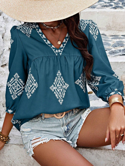 Esme Bestickte Bluse