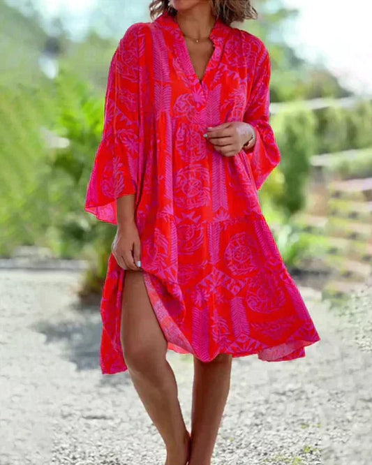 Eduanda - Boho-Baumwollkleid