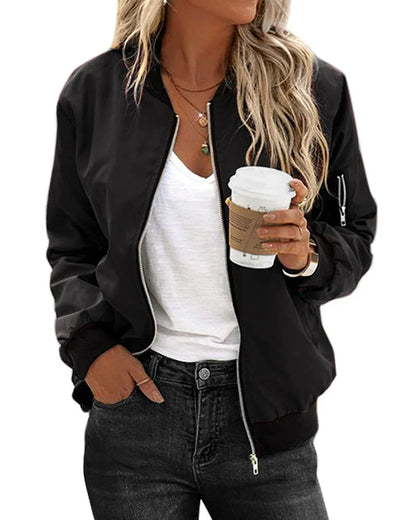 Stylische Bomberjacke für Frauen | leicht und bequem