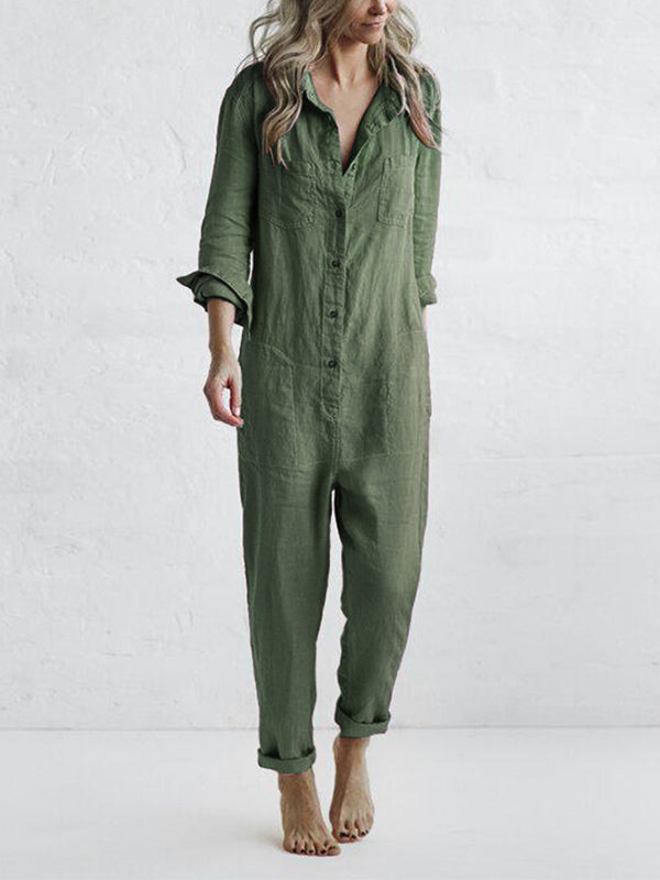 Eladia | Langärmeliger Jumpsuit