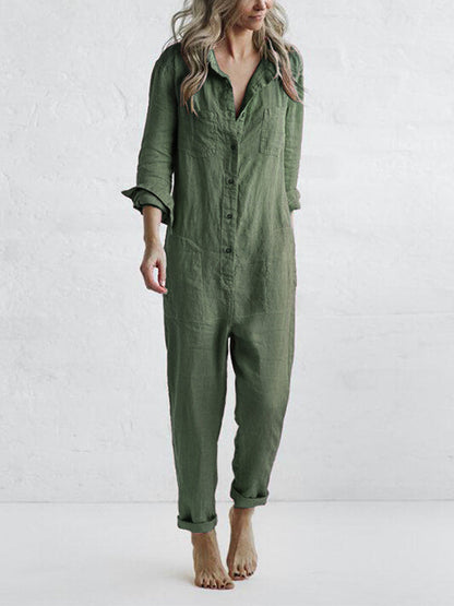 Eladia | Langärmeliger Jumpsuit