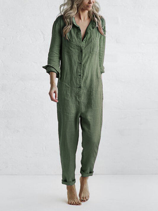 Eladia | Langärmeliger Jumpsuit