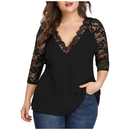 Vardi Dante™ Isa Plus-Size Bluse | Trendy & Schmeichelhaft