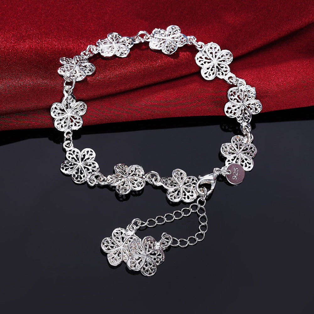Filigranes Silberarmband | Mit einzigartigen Gliedern