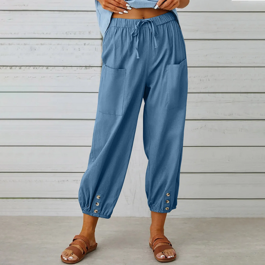 Kim - Elegante Leinenhose für Frauen