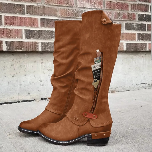Stiefeletten mit Metallknöpfen - Chrestienne