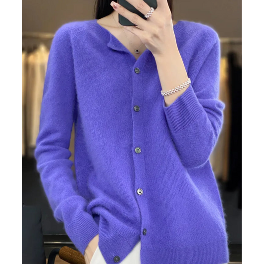 Fay | Elegante und bequeme Damenstrickjacke aus Merinowolle