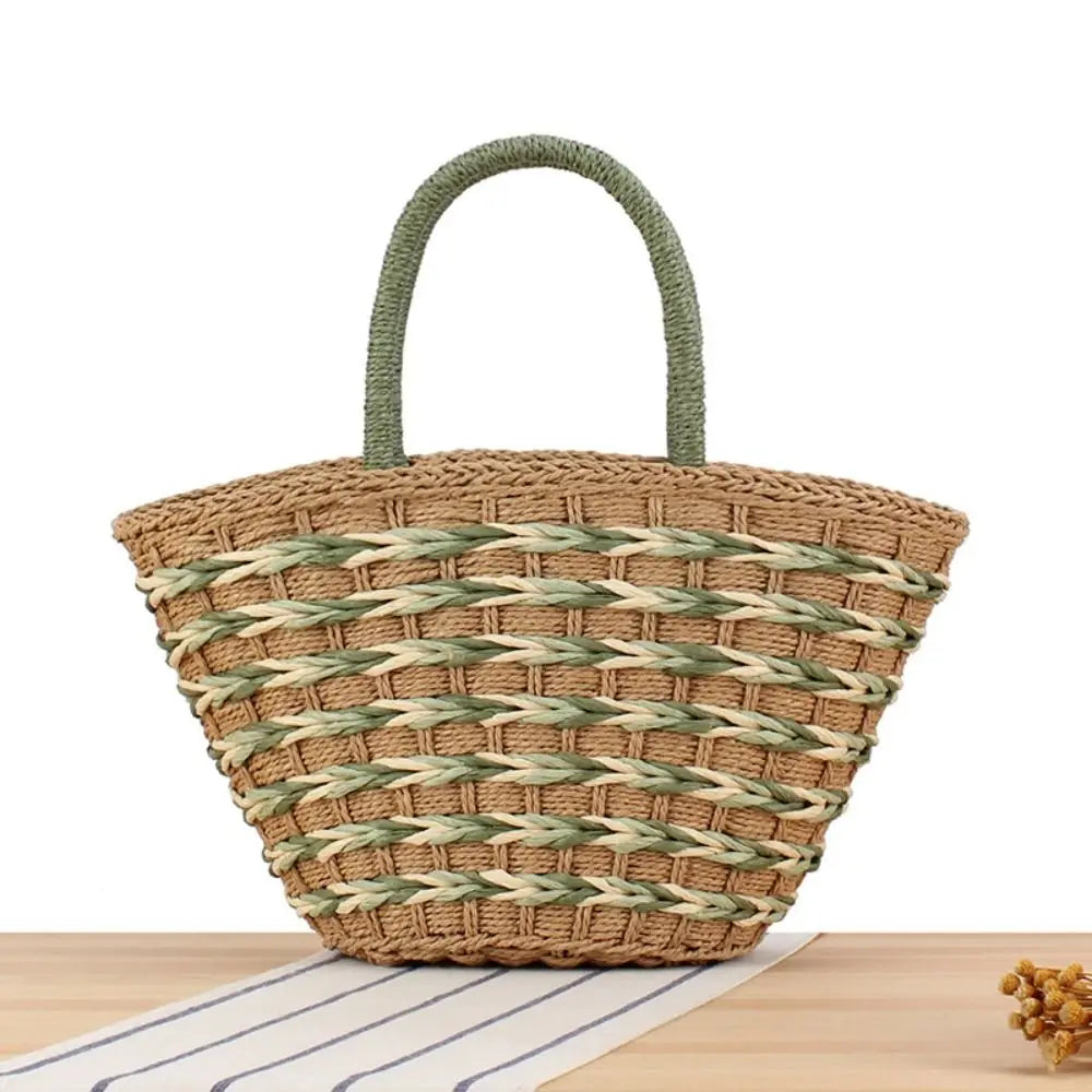 Breann - Handgefertigte Tasche aus bunten Weidenruten