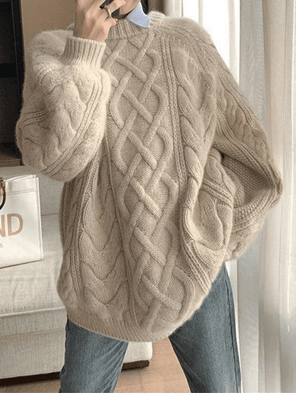 Kuscheliger Strickpullover für kalte Tage