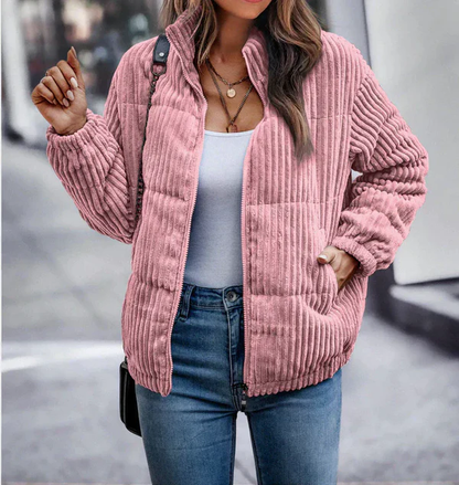Moderne Jacke mit lakonischem Design für alle Gelegenheiten