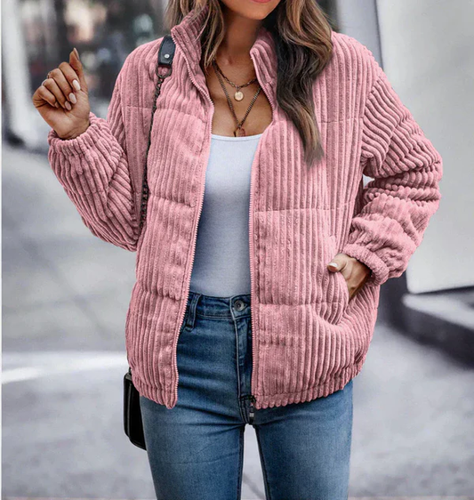 Moderne Jacke mit lakonischem Design für alle Gelegenheiten