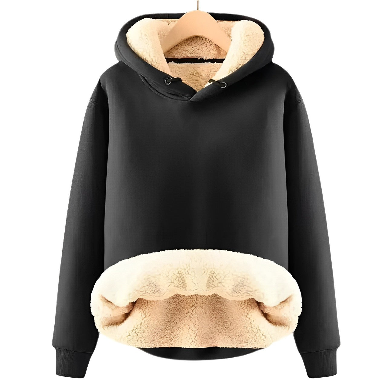 Mila - Kuschelige Sherpa Fleece Kapuzenjacke für Frauen