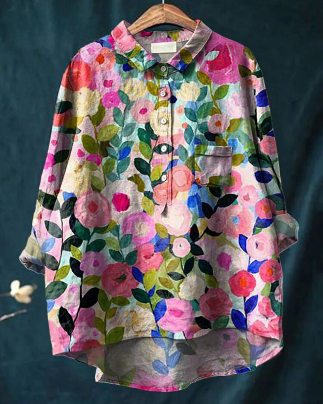 Lorventis™ | Florale Bluse Elegant und vielseitig einsetzbar