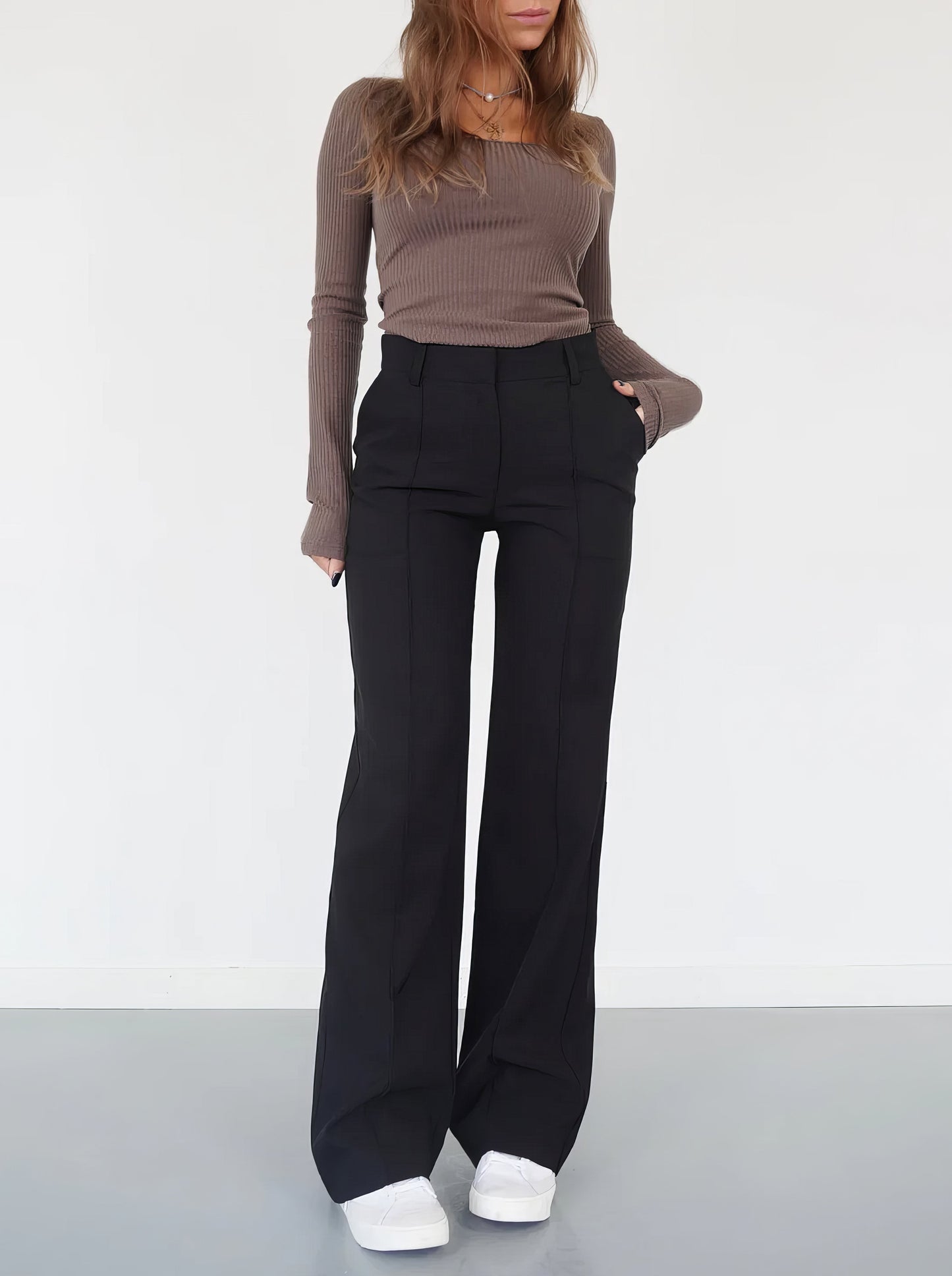 Lässige Bundfaltenhose für Damen