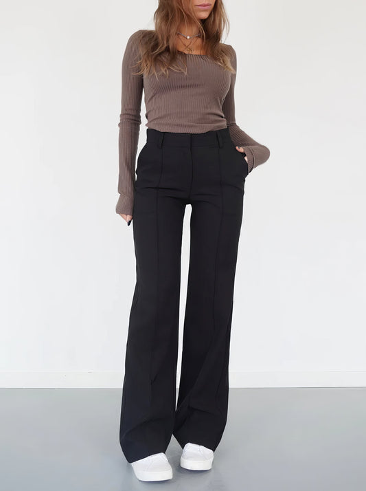 Lässige Bundfaltenhose für Damen