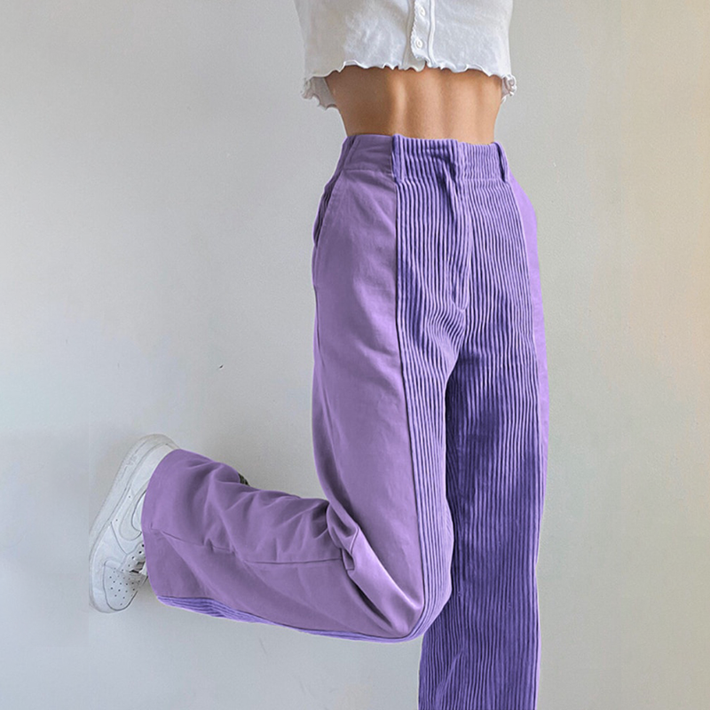 Marga - Stylische Damenhose aus geripptem Samt